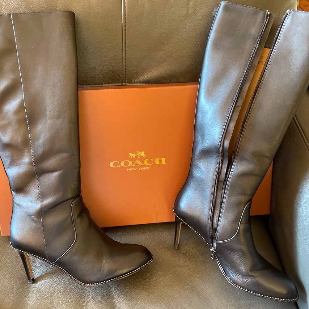 Coach Leather Boots